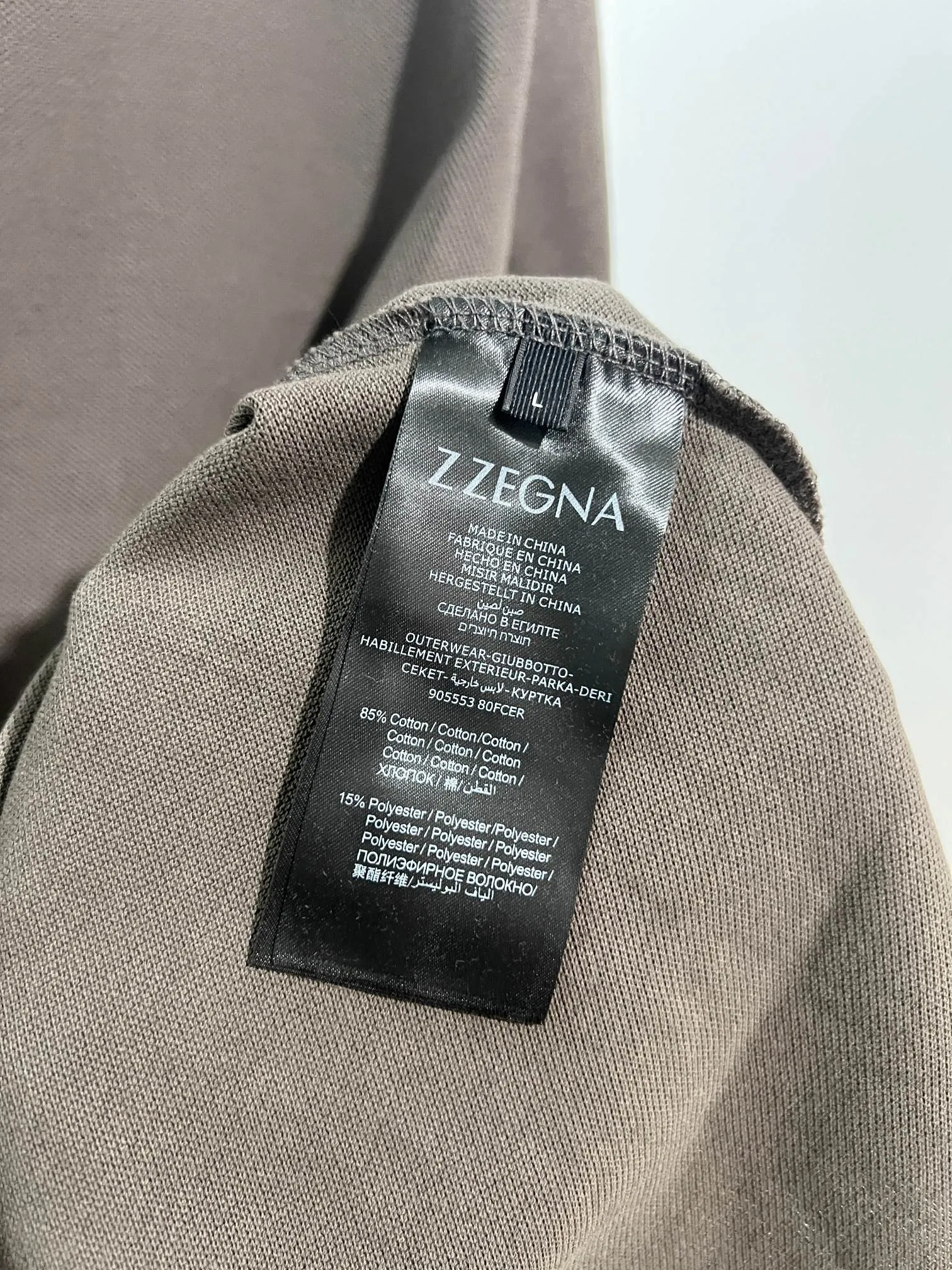 ZEGNA 2026New Arrival logo Same Style polo ：Brown Size：M L XL XXL